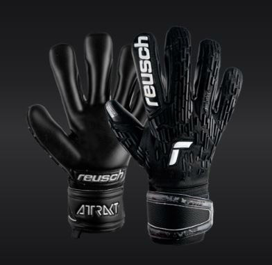 Reusch Attrakt Freegel Fusion Gants De Gardien - Gris/Jaune Fluo - Adhérence Exceptionnelle Toutes Conditions
