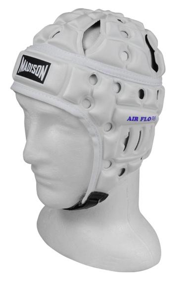 Details about   Madison Air Flo Football Medium 56cm Headgear in White 