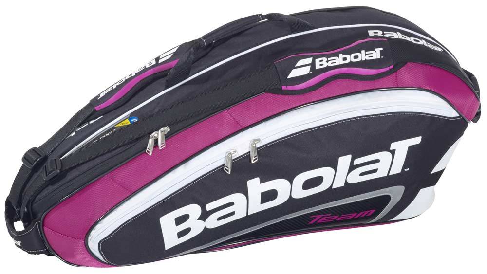 Babolat Club Line 6 Racket Tennis Bag Pink