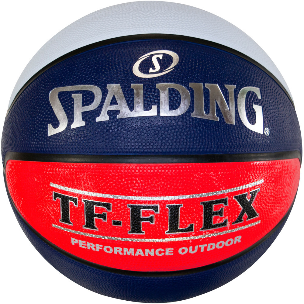 Spalding TFFlex Red/White/Blue Outdoor Basketball For Sale BallSports Australia