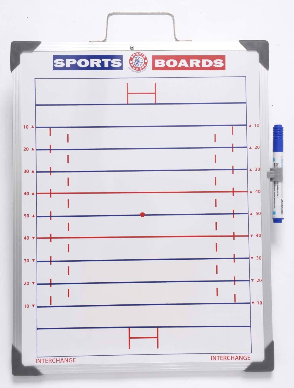 NRL Rugby League Score Board Ladder 16 Magnetic Team Tiles White Board with Pen 