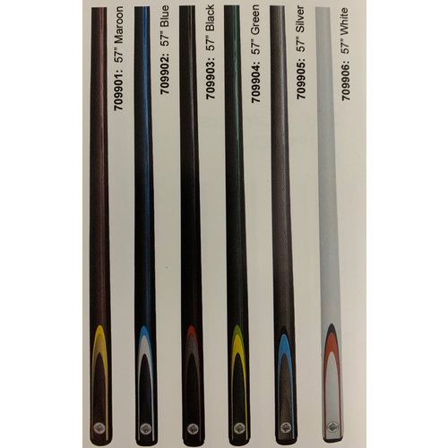 Formula 2 Pce Plain Coloured Composite Cue