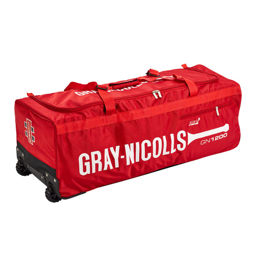 Gray Nicolls 1200 Wheel Red Cricket Bag