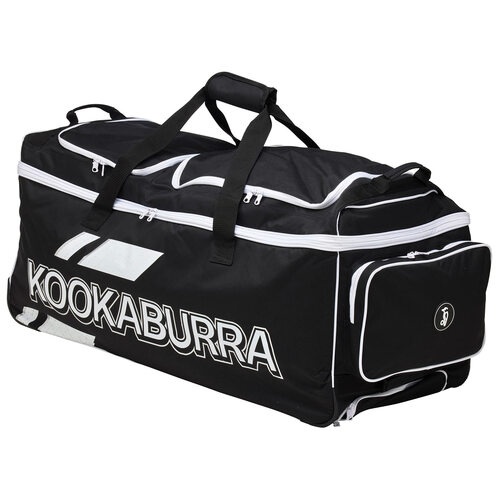 Kookaburra Pro 1.0 Wheelie Cricket Bag [Colour: Black/White]