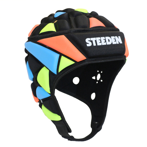 Steeden Blast Headgear Black/Blue/Orange