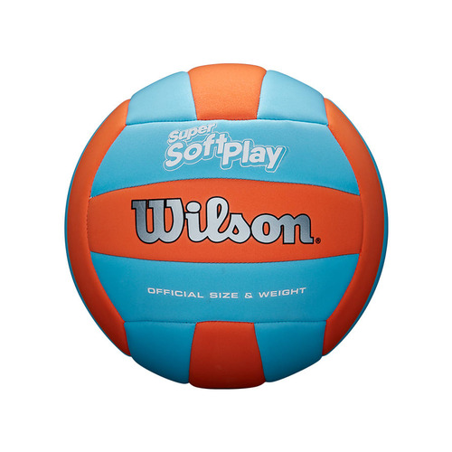 Wilson Super Soft Play Volleyball [Orange/Blue]