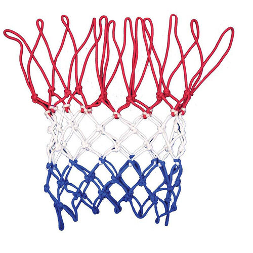 Super Heavy Duty Basketball Net (Red/White/Blue)