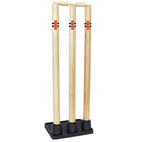 Gray Nicolls Wooden Stumps with Rubber Base