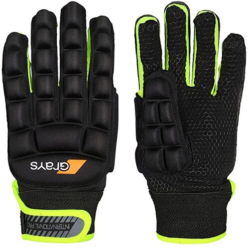 Grays International Pro Glove [Black/Yellow] [Medium] 