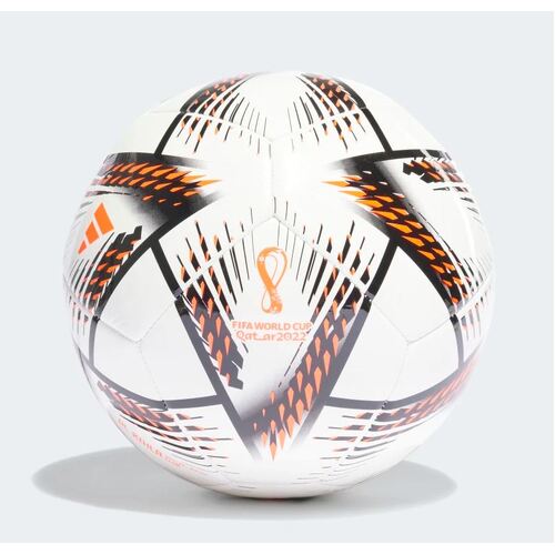 Adidas Al Rihla Club Soccer Ball - White/Black/Red