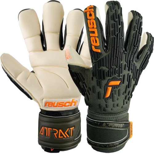 Reusch Attrakt Freegel Gold X Finger Support Goal Keeping Gloves