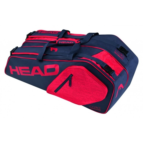 Head Core 6R Combi Navy/Red Tennis Bag