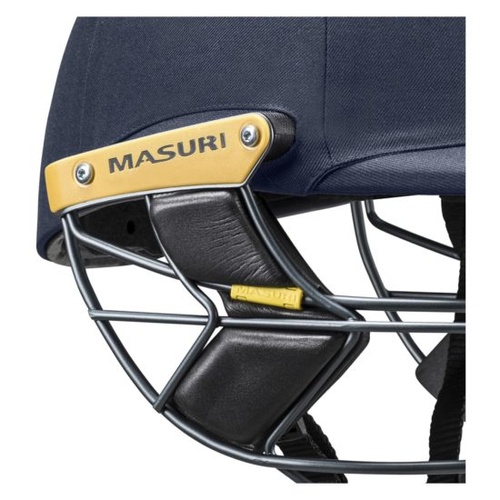 Masuri E Line Steel Grill Navy Cricket Helmet
