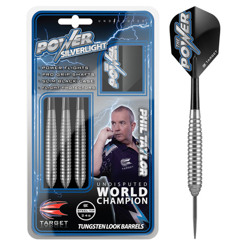 Target Phil Taylor Power Silverlight Darts [Size: 22gm]
