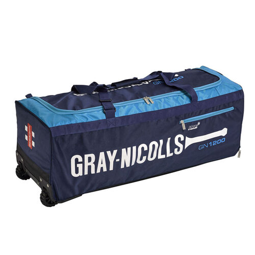 Gray Nicolls 1200 Wheel Blue Cricket Bag 