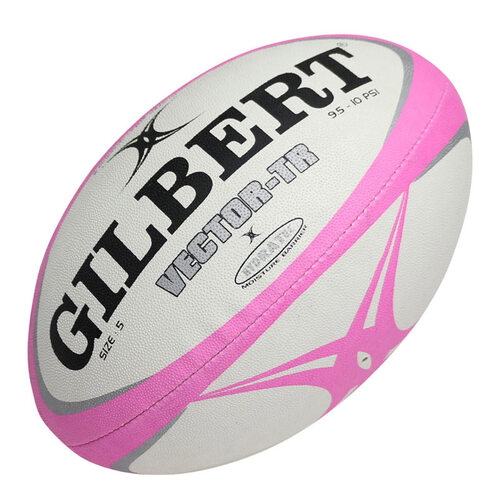 Gilbert Vector TR Rugby Union Ball  [Colour: Pink]