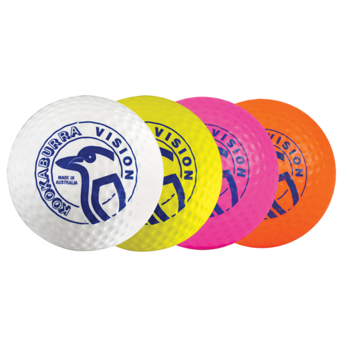 Kookaburra Dimple Vision Hockey Ball [Colour: White]