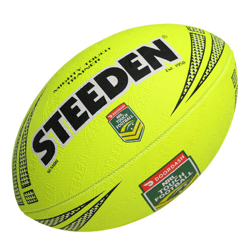 Steeden Mighty Touch Touch Football [Colour:Yellow] [Size:Junior]