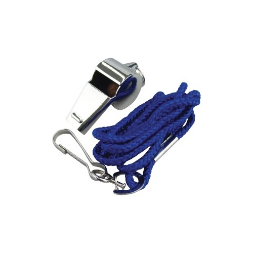 Madison Metal Whistle with lanyard