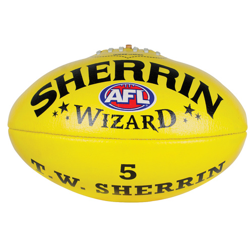 Sherrin Wizard Leather Aussie Rules Football